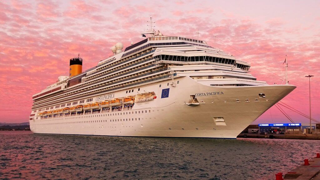 Cruise Ship Sunset